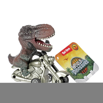 Dino op motor ( voorraad 16 stuks OP = OP)