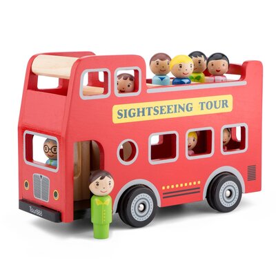 City tour bus met 9 speelfiguren 18 mnd+