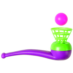 Blaaspijp met balletje KLEIN 10 cm ( 27 stuks) OP = OP
