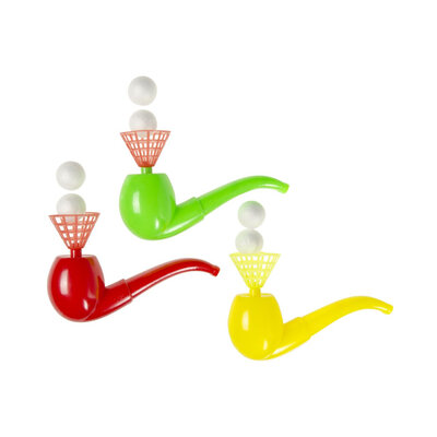 Blaaspijpje met Balletje 14 cm GROOT