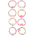 Houten armbandje pastel