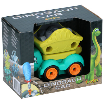 Dino Cartoon Car ( voorraad 84 stuks OP = OP)