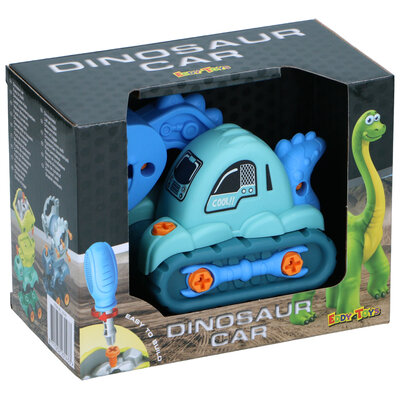 Dino Cartoon Car ( voorraad 92 stuks OP = OP)