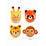 Stuiterbal Fluffy dieren