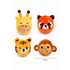 Stuiterbal Fluffy dieren