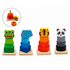 Houten Stapel puzzeltje Dieren