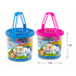 Emmertje met Gekleurde Klei voorraad: Blauw 76 stuks / Roze 40 stuks OP = OP