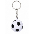 Voetbal Sleutelhanger Soft Zwart-Wit