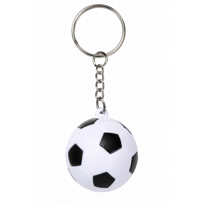 Voetbal Sleutelhanger Soft Zwart-Wit