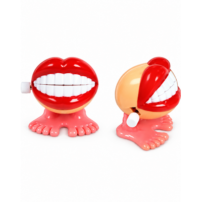 Wind up gebit mond vol tanden