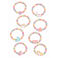 Houten armbandje pastel