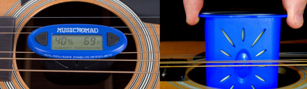 Voorkom uitdrogen van uw gitaar