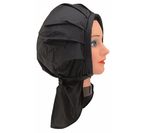 Sibel Plasti-Cap Velcro Permanent Muts Zwart