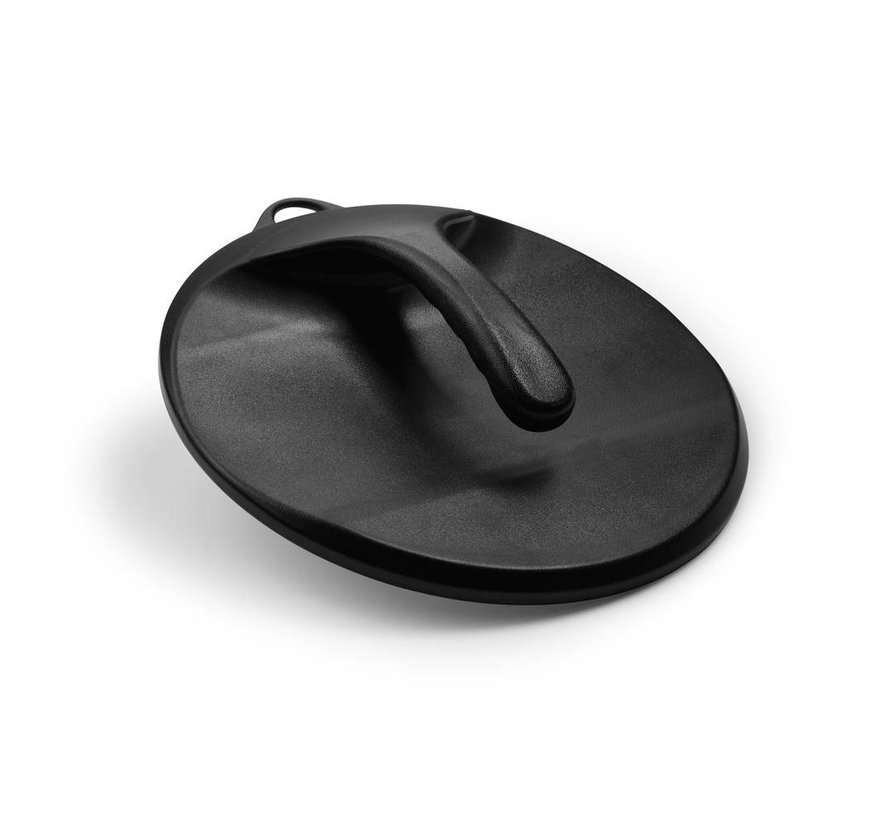 Handspiegel met Ophangoog Salon Mirror Zwart