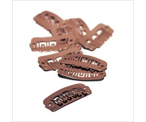 BALMAIN HAIR Double Hair Clips Brown 10 stuks