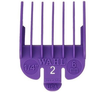 Wahl Opzetkam Plastic 6mm Violet. ( gaat uit assortiment)