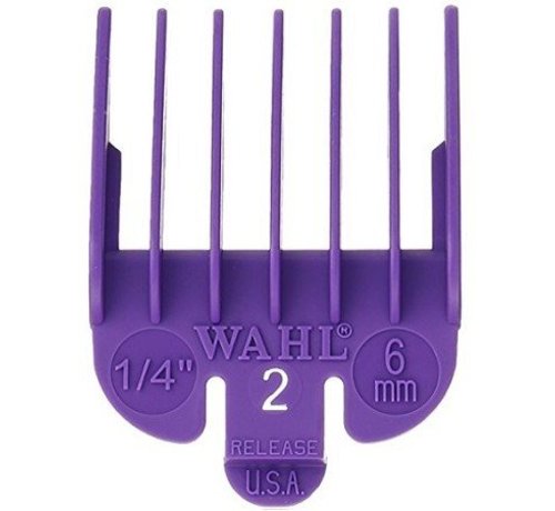 Wahl Opzetkam Plastic 6mm Violet. ( gaat uit assortiment)