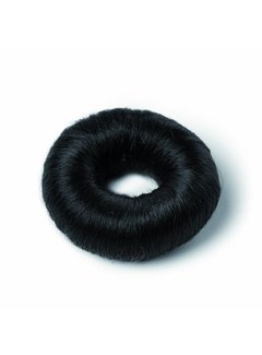 Bratt Knot met haar  zwart 9 cm. (Gaat uit assortiment)