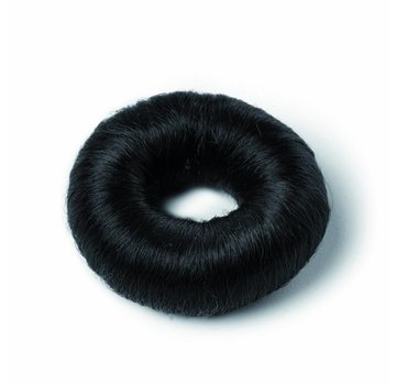 Bratt Knot met haar  zwart 9 cm. (Gaat uit assortiment)