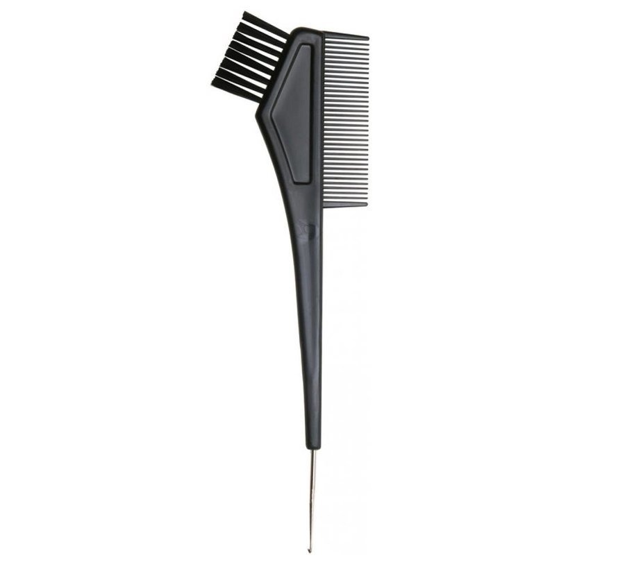 Black Comb + Hook Verf Penceelkam