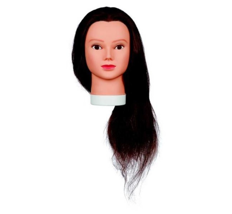 Best Buy Oefenhoofd Lady 60cm Human Hair