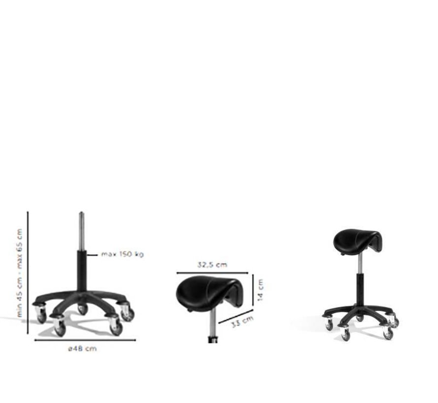Zadelkruk Rollercoaster Nylon Base, Small Saddle