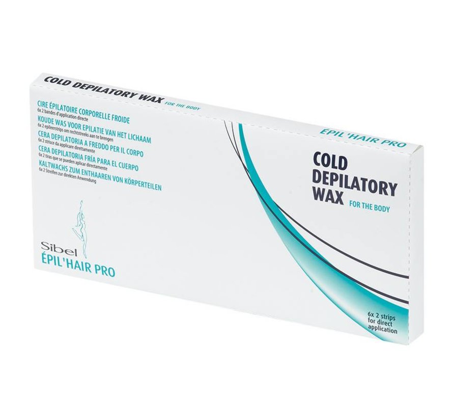 Koude Was Epileerstrips For Body 6x2