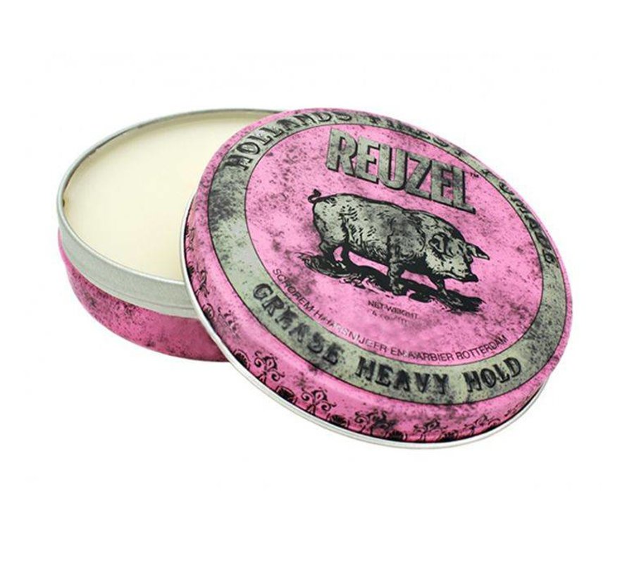 Pomade Pink Heavy Hold 113 gram + GRATIS Pomade Pink Heavy Hold 35 gram