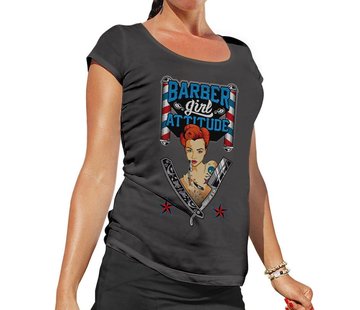 HEY JOE! T-Shirt Barber Girl Attitude