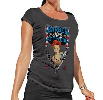 HEY JOE! T-Shirt Barber Girl Attitude