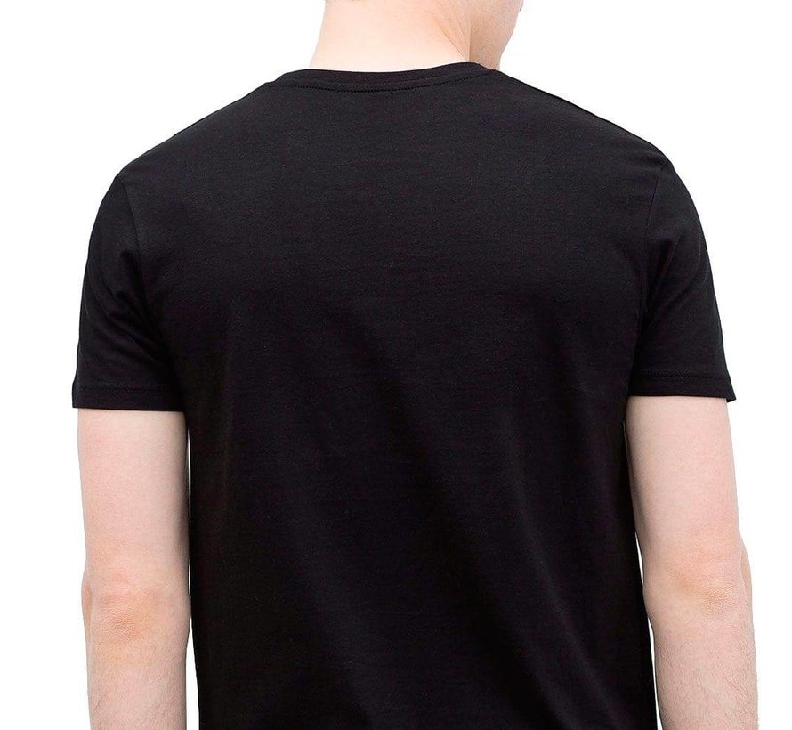 T-Shirt Genuine Barber Zwart