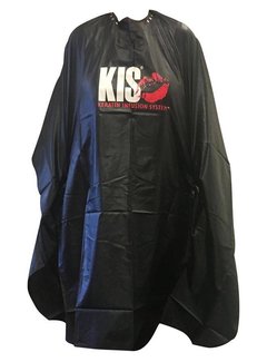 KIS Kapmantel XL, zwart met KIS logo
