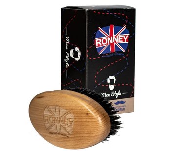 RONNEY Barber Wooden Beard Brush