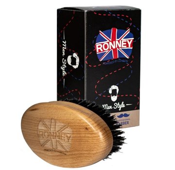 RONNEY Barber Wooden Beard Brush