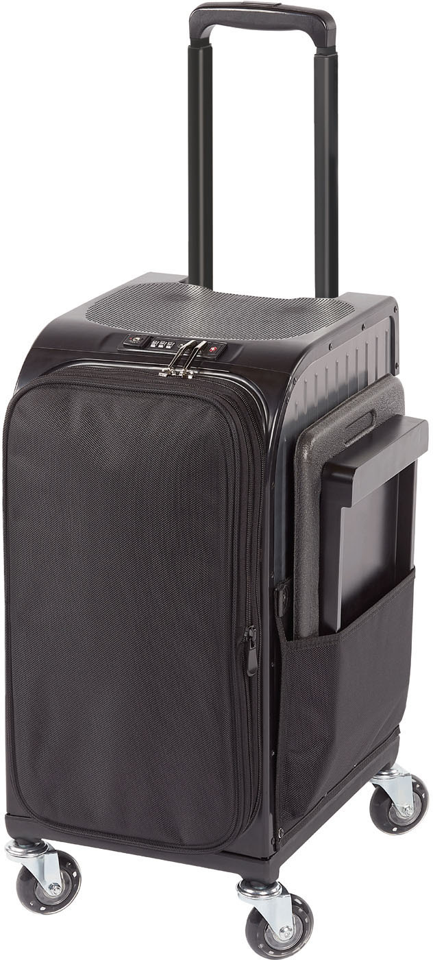 Rollercoaster Stoolcase Titanium Silver - www.kappersshop.com