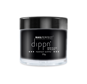 Nail Perfect Dippn Powder #038 Black on Black