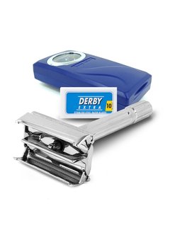 The Shave Factory Classic Safety Razor + 10 Derby Blades