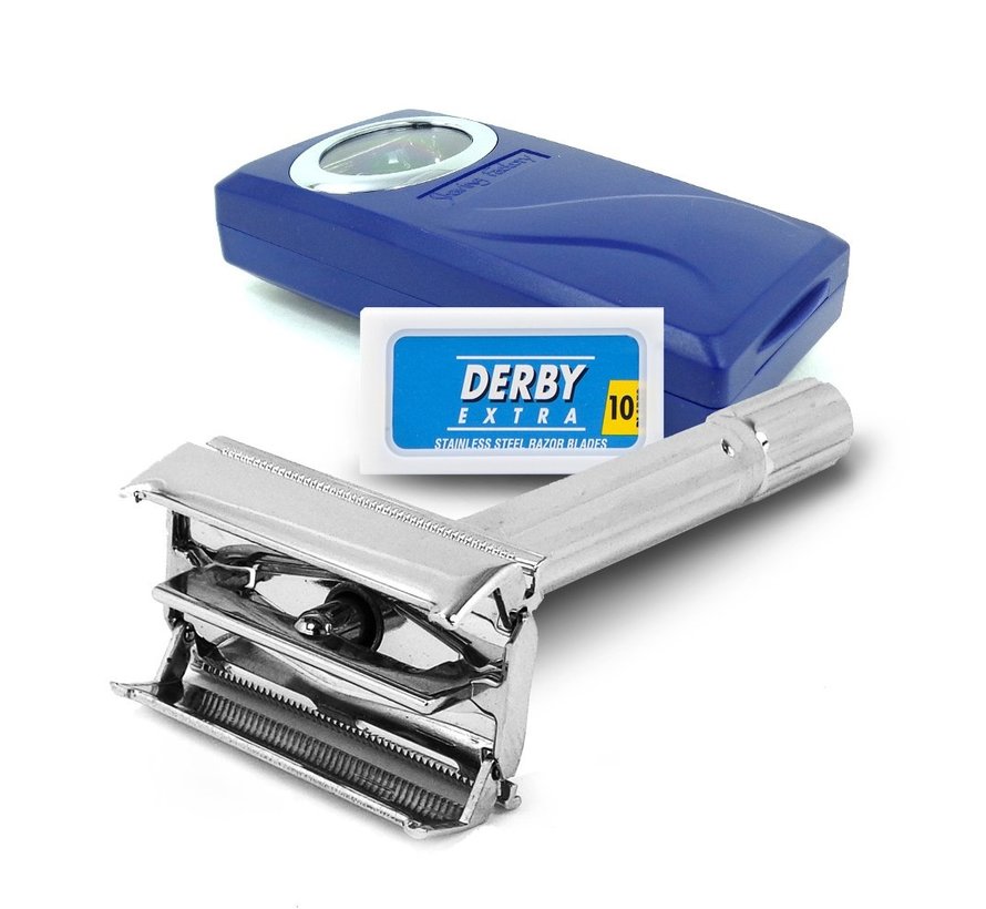 Classic Safety Razor + 10 Derby Blades