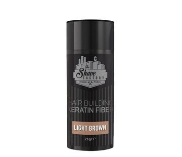 The Shave Factory Hair Building Keratin Fiber 21 Gr. Light Brown