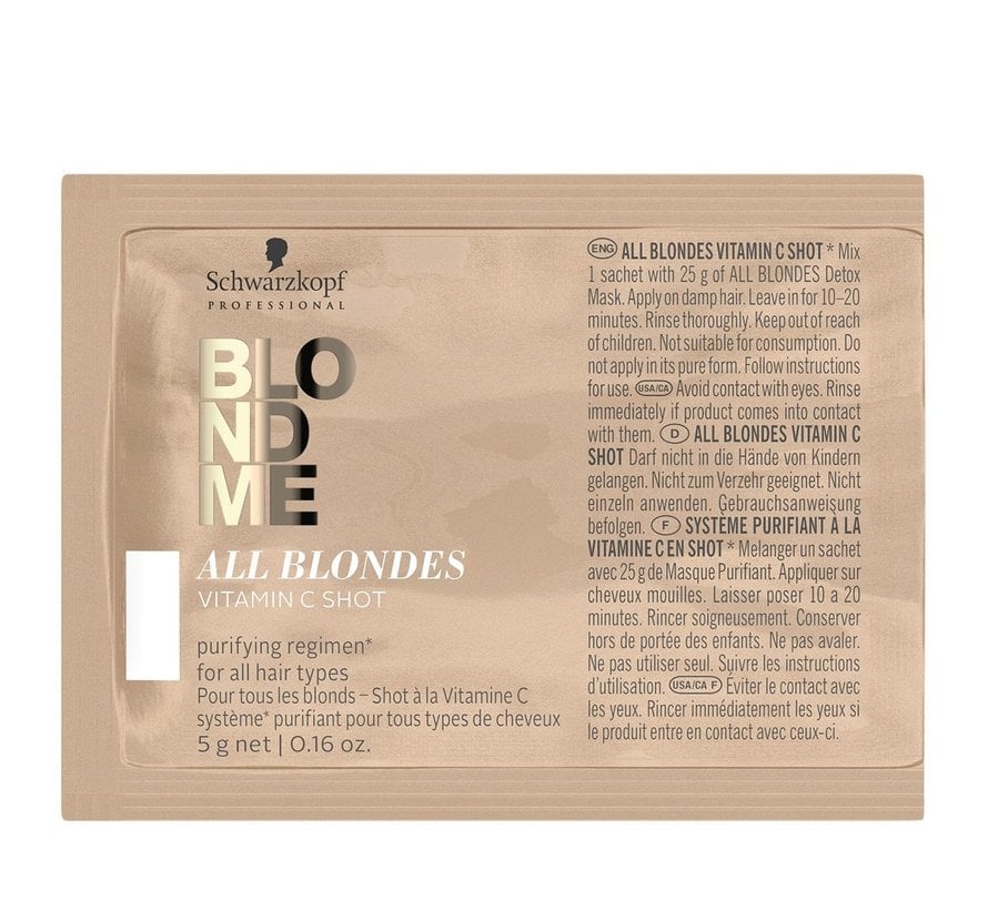 BlondMe All Blondes Detox Vitamin C Shots 5x 5Gr.