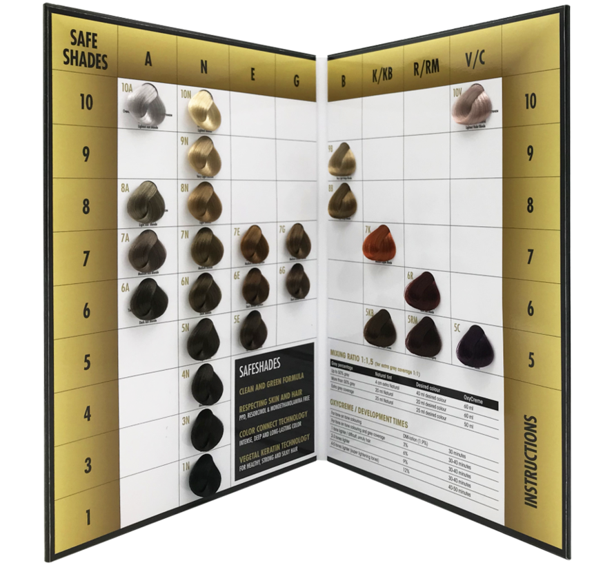 Safeshades Color Chart