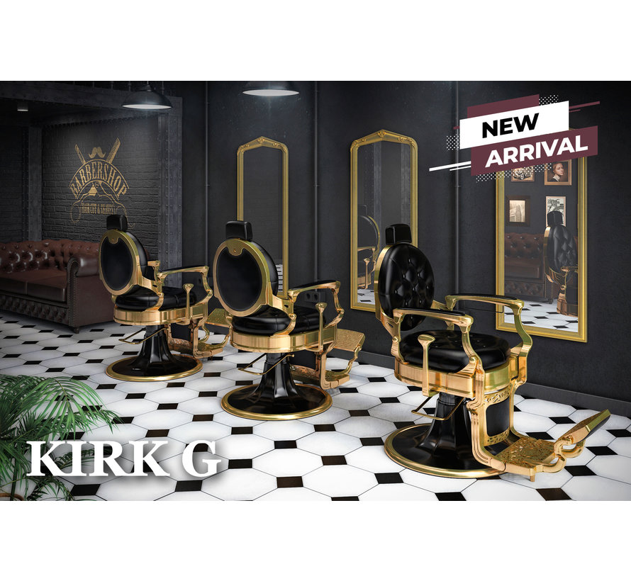 Barberchair Kirk Black/GS