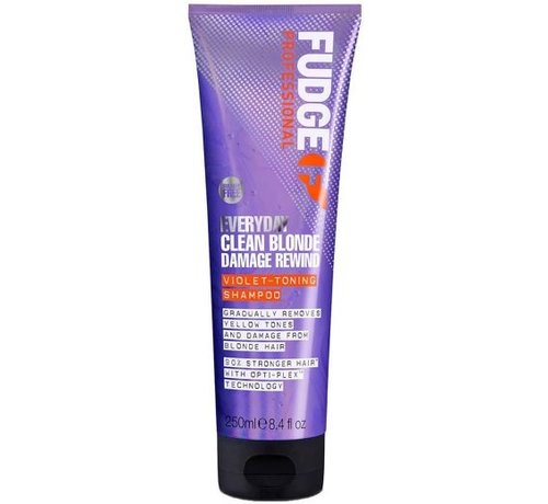 Fudge Everyday Day Clean Blonde  Damage Rewind Violet Shampoo 250ml