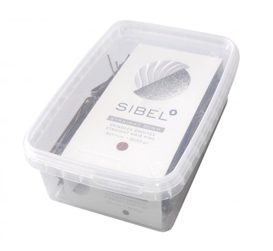 Postiche Rechte Haarspelden 50mm - 500 stuks Bronze BOX (Gaat uit assortiment)