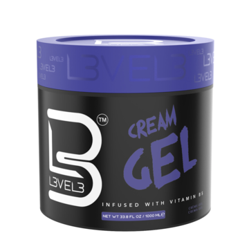 LEVEL3 Cream Gel - Glanzende Haar gel 1000ml