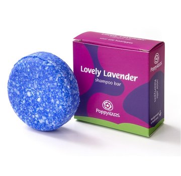 POPPYBARS Shampoo Bar Zilver Shampoo - Lovely Lavender 60gr