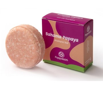 POPPYBARS Shampoo Bar Droog Haar -Bahama Papaya 60gr