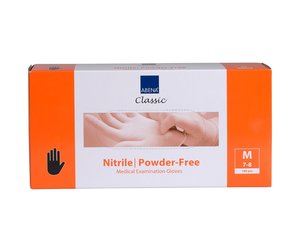 Abena Handschoenen Nitril Zwart Maat M Poedervrij