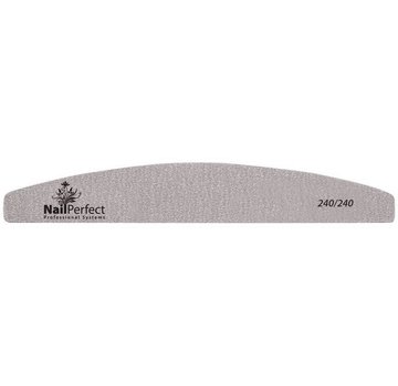 Nail Perfect Nailfile Half moon Zebra 240/240- 50 stuks