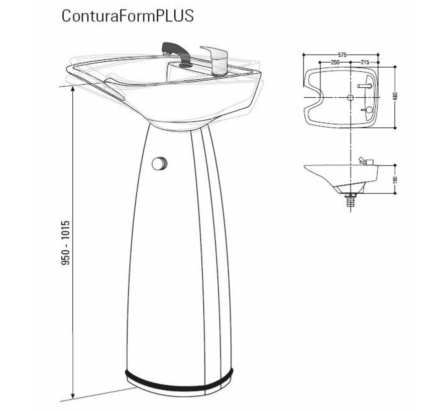 Contura Form Plus Waszuil (360°)